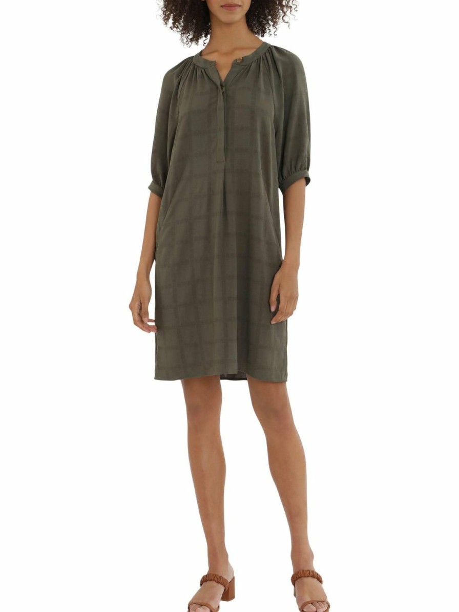 * Maggy London Womens Collared Knee Length Shirtdress | Dresses