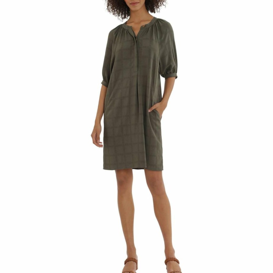 * Maggy London Womens Collared Knee Length Shirtdress | Dresses