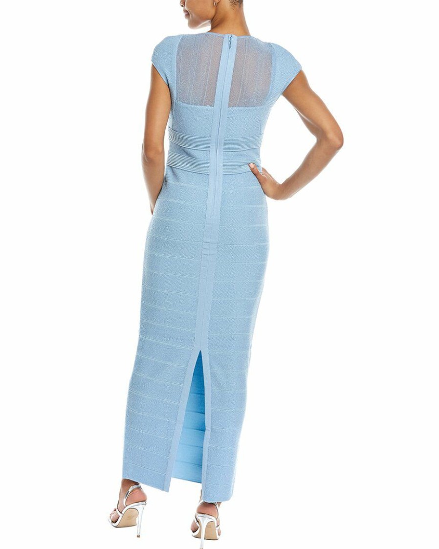 * Herve Leger Women Herve Leger Sheer Bustier Cropped Gown | Sleepwear-Loungewear