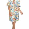 * Maggy London Womens Floral Print Ruffled Fit & Flare Dress | Dresses