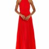 * Women Ml Monique Lhuillier Pleated Maxi Dress | Dresses