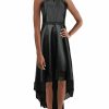 * Ml Monique Lhuillier Mikado Womens Sleeveless Hi-Low Evening Dress | Dresses