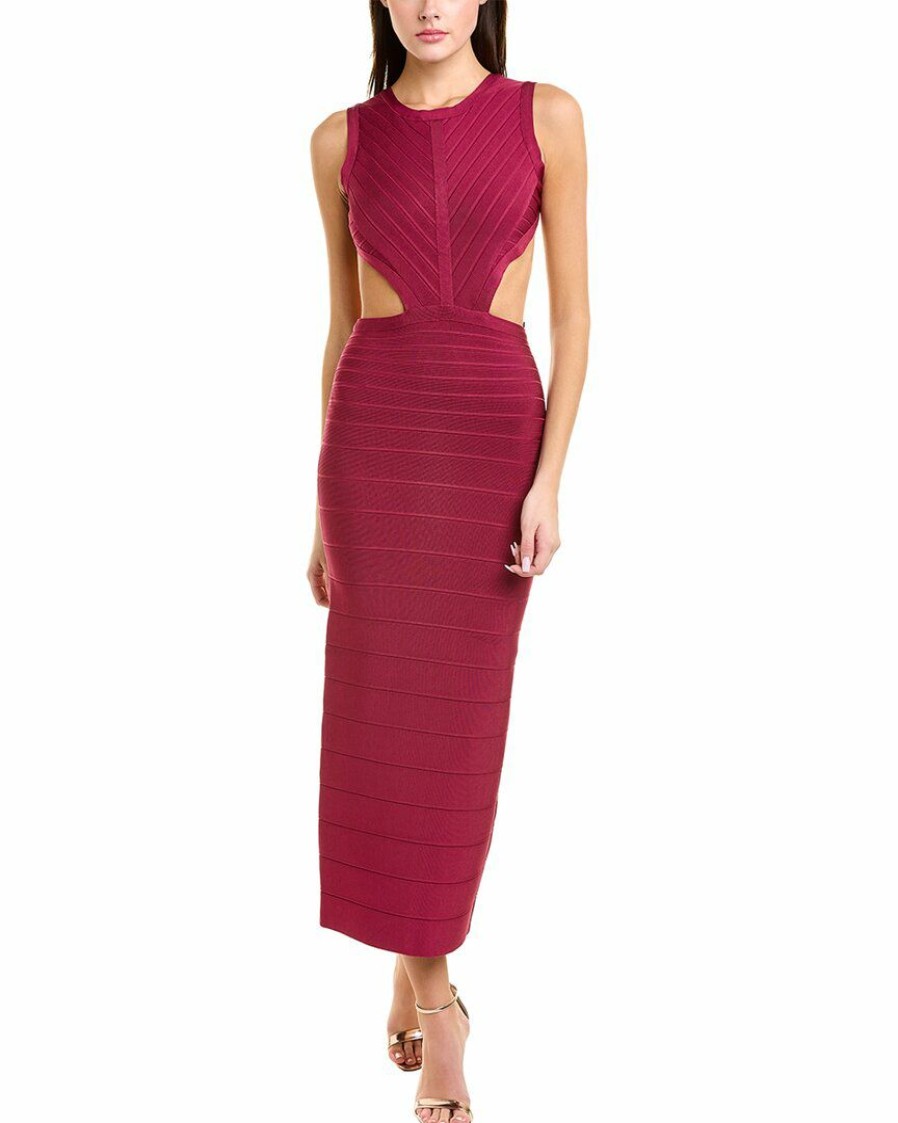 * Herve Leger Women Herve Leger Cutout Back Gown | Dresses