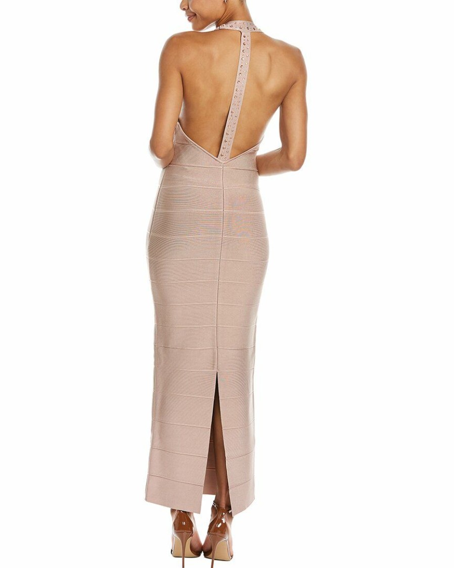 * Women Herve Leger Halter Gown | Dresses