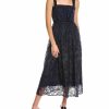 * Women Ml Monique Lhuillier Lace Midi Dress | Dresses