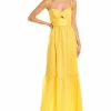 * Women Ml Monique Lhuillier Embroidered Maxi Dress | Dresses