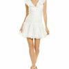 * Women Ml Monique Lhuillier Sleeveless Organza Embroidered Mini Dress | Dresses