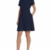 * Maggy London Womens Hidden Pockets Knee Length Fit & Flare Dress | Dresses