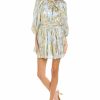 * Women Ml Monique Lhuillier Chiffon Silk-Blend Mini Dress | Dresses