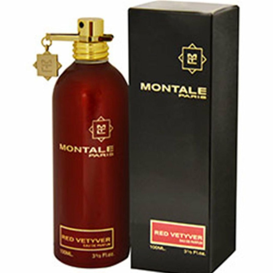 * Montale 238427 3.4 Oz Paris Red Vetiver Eau De Parfum Spray For Men | Fragrance