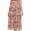 * Maggy London Plus Womens Floral Tiered Maxi Dress | Dresses