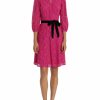 * Maggy London Womens Lace Overlay Knee Length Fit & Flare Dress | Dresses